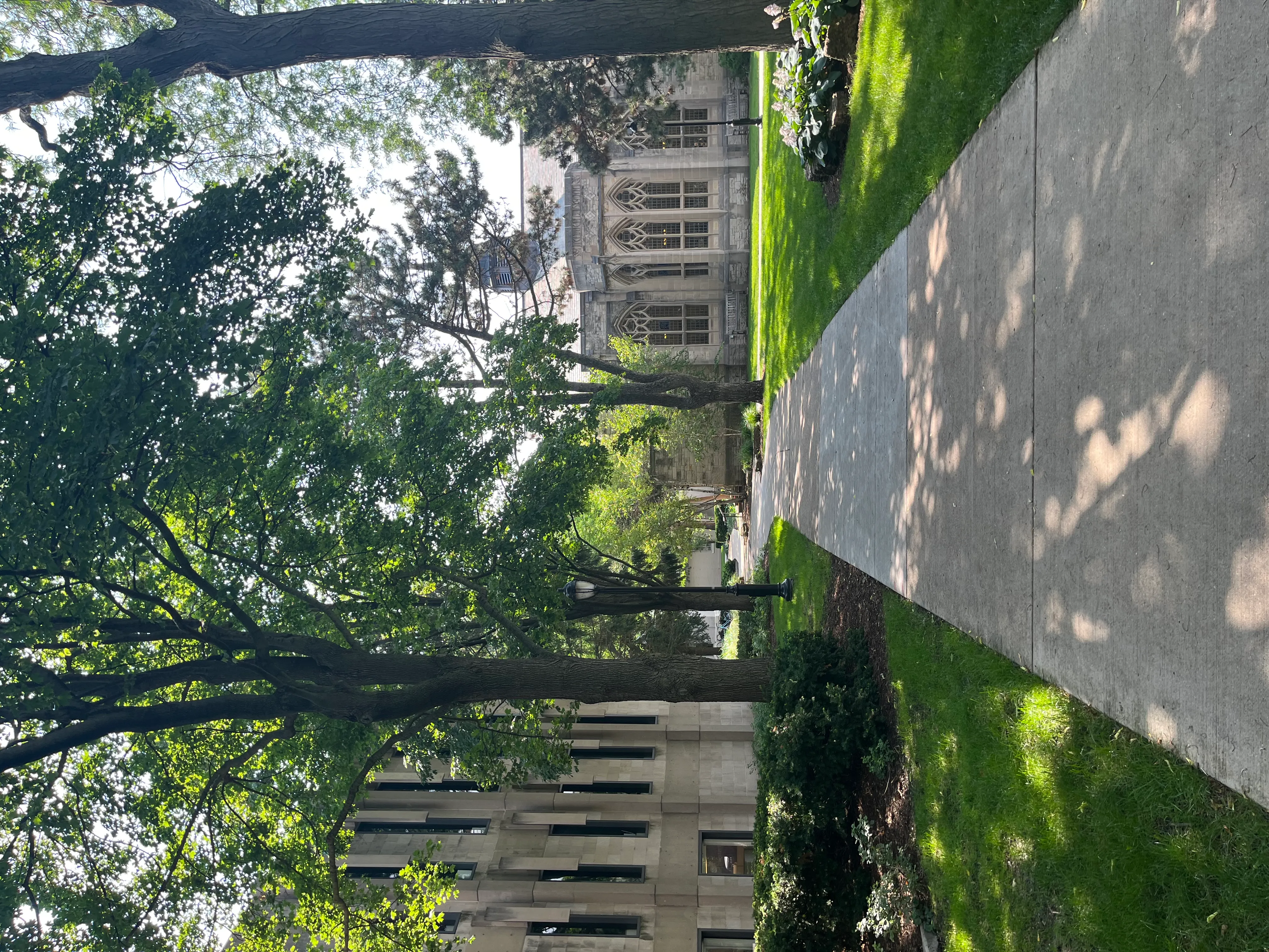 Northwestern University campus in Evanston, Illinois, surrounded by the firms whose work product the Mythos disclosure most directly affects
