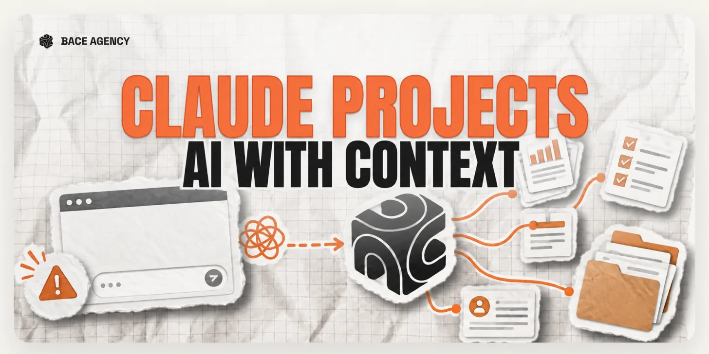 A Claude Projects workspace pulling in a firm's documents, checklists, and contacts as persistent context.