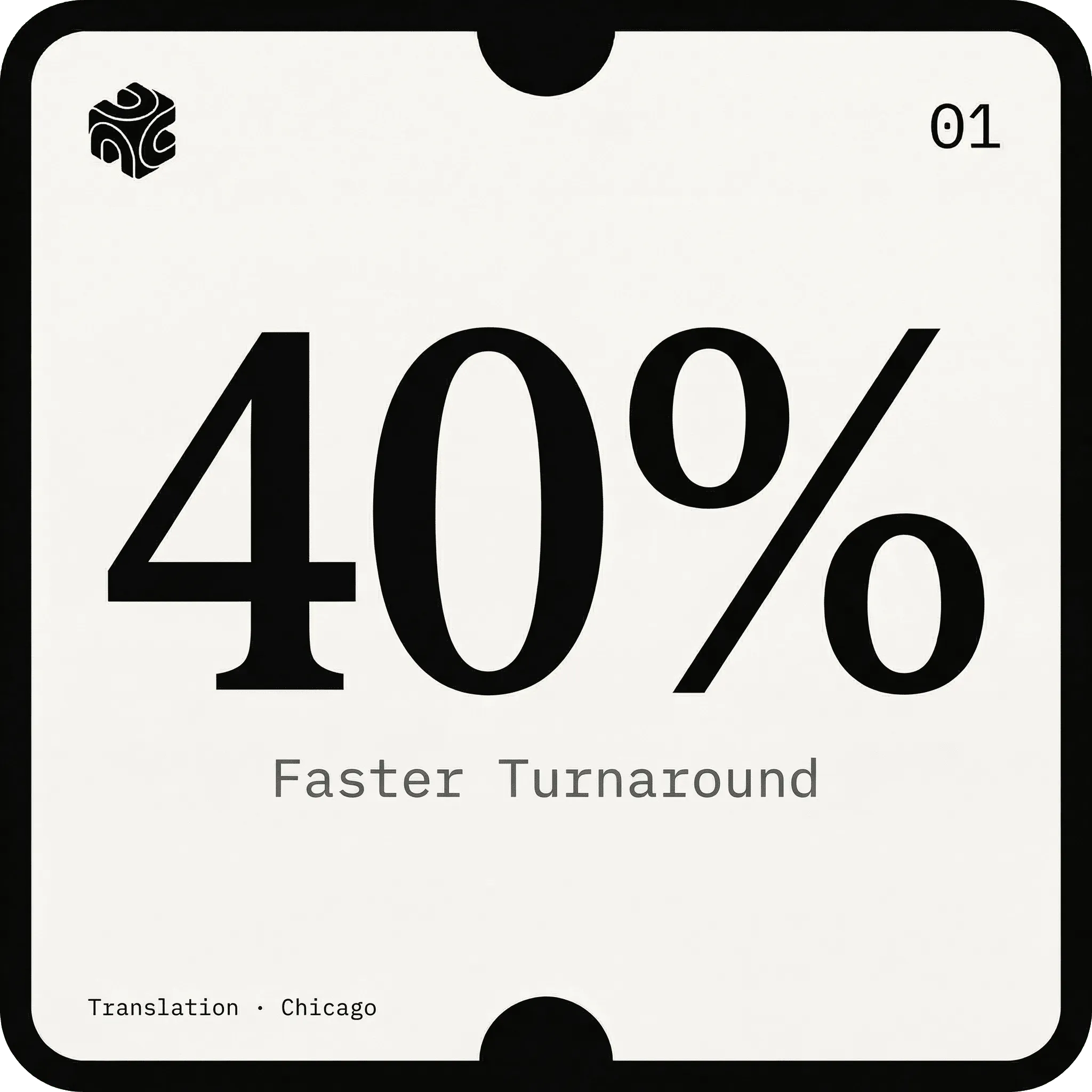 40% Faster Turnaround — Translation Services case study
