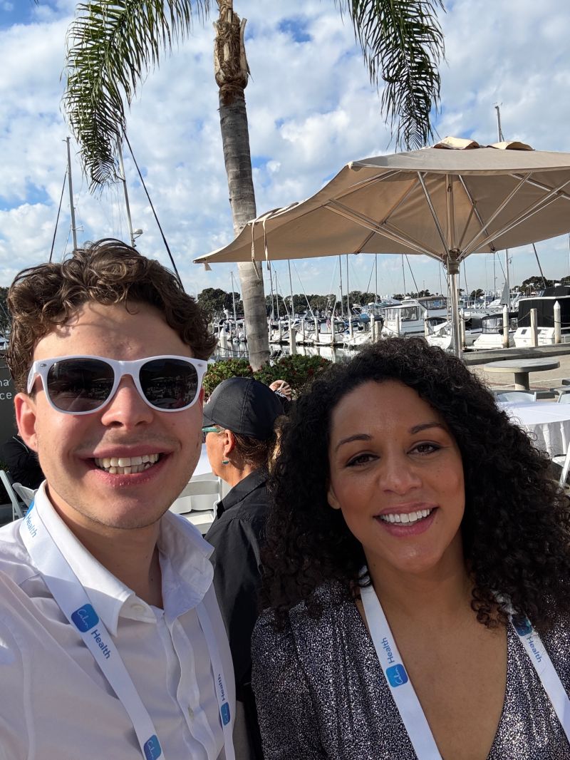 Michael Pavlovskyi networking at the Behavioral Health Tech conference