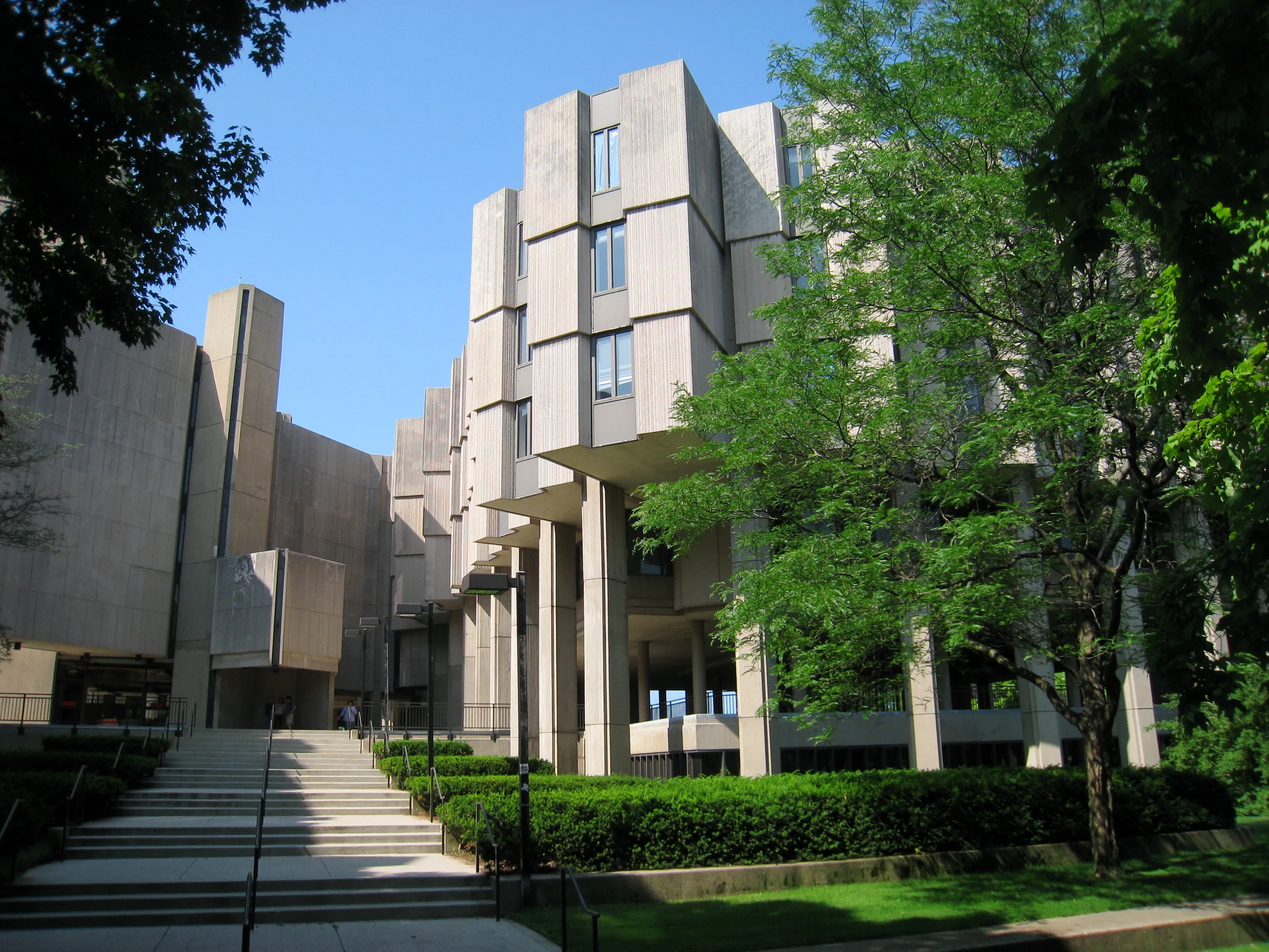Northwestern University's library in Evanston, Illinois — the academic anchor of Evanston's professional services market. Bace Agency provides AI strategy consulting for Evanston firms.