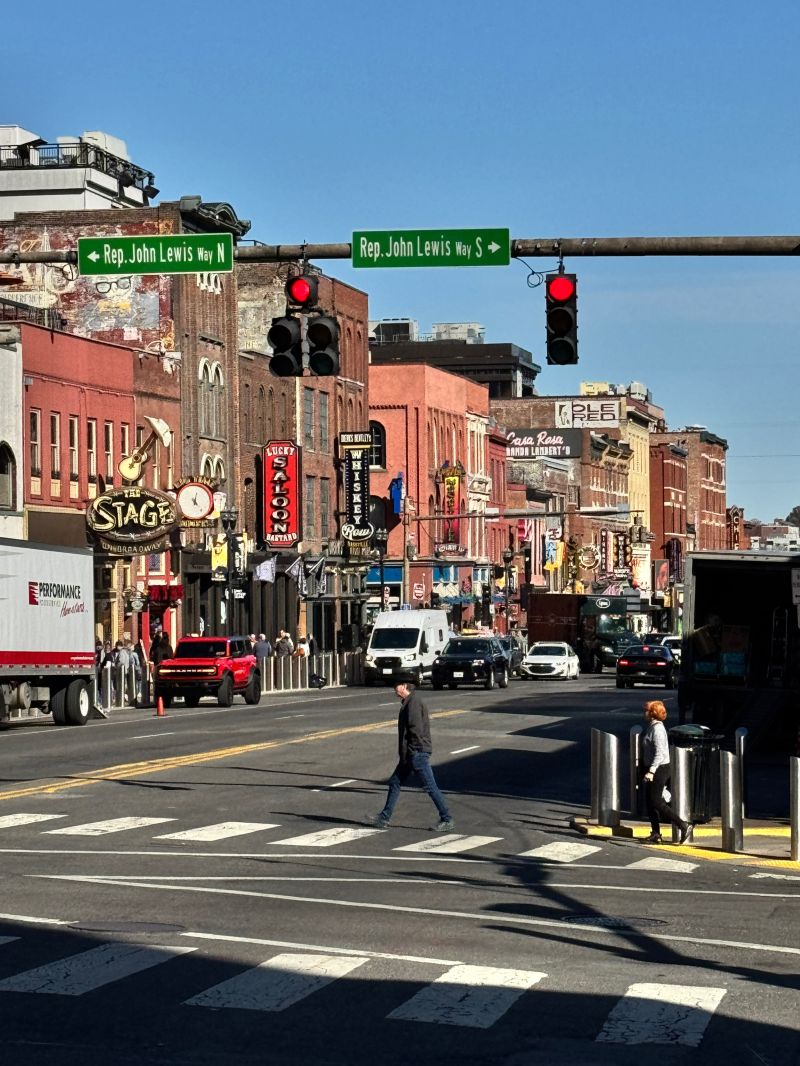 Nashville's Broadway — Lower Broad honky-tonk strip
