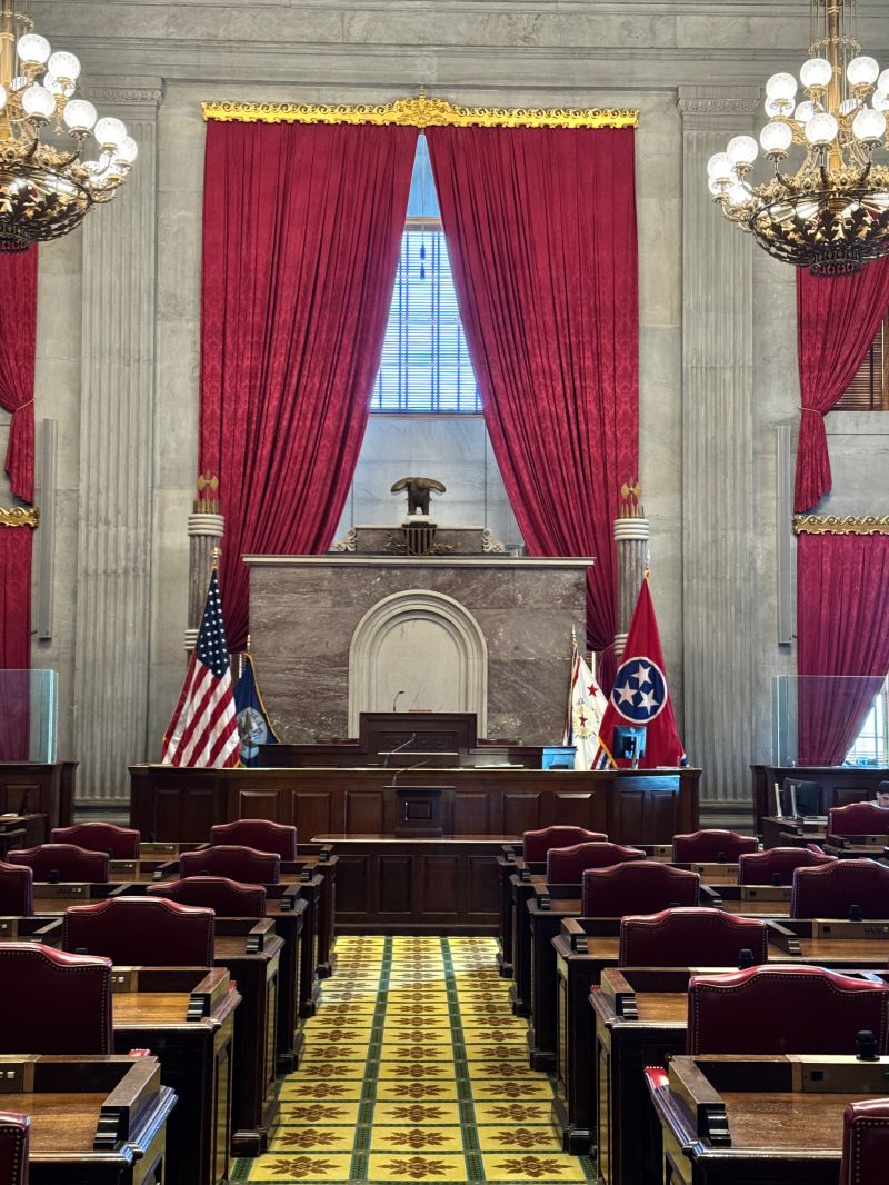 Tennessee State Capitol legislative chamber